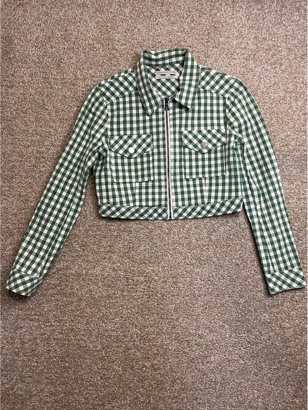 Urban Outfitters Women's Green  Zip Up Shacket Shirt Size‎ S